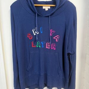 Love by Gap Super Soft Blue Hoodie